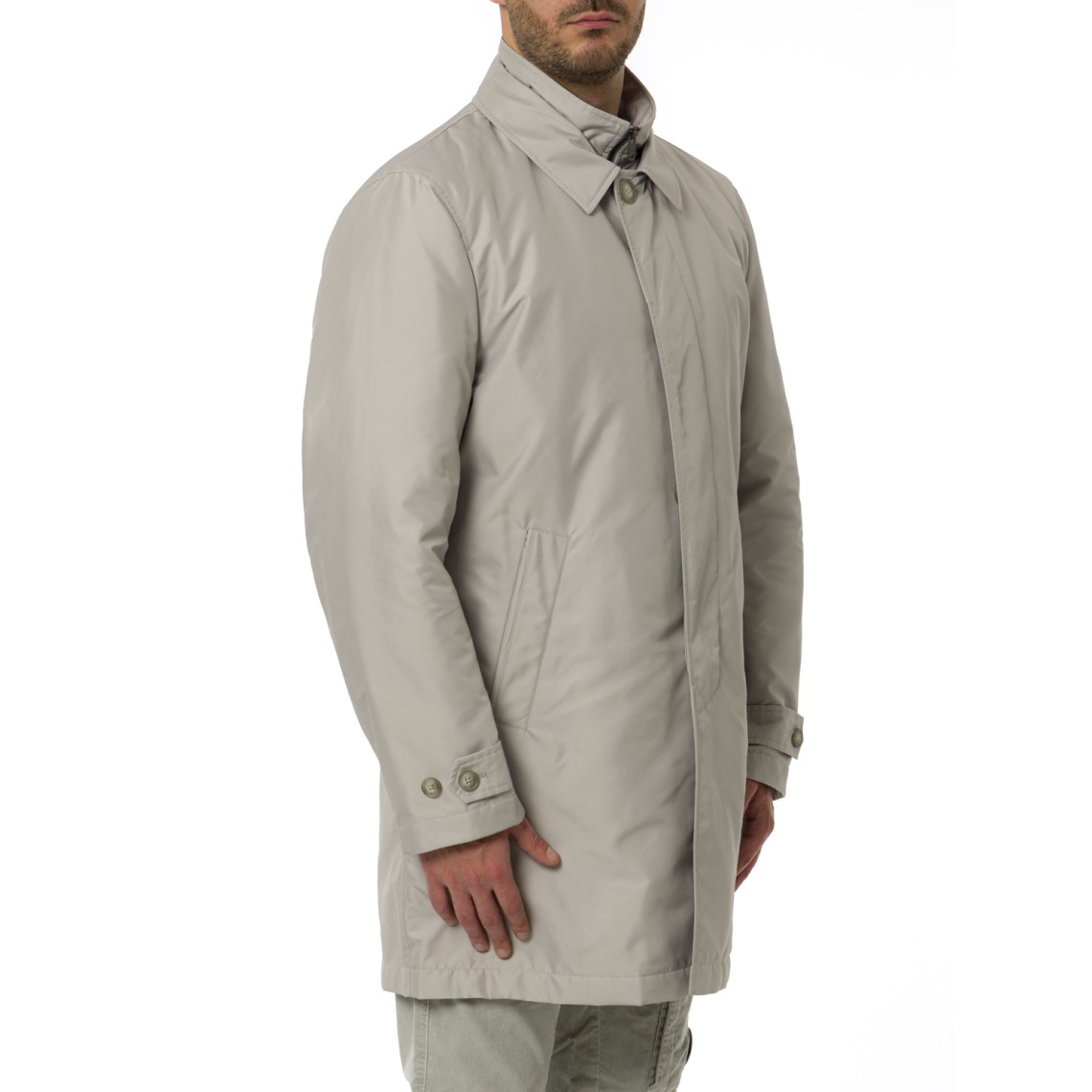 Morning Coat in Popeline Tecnico Fay