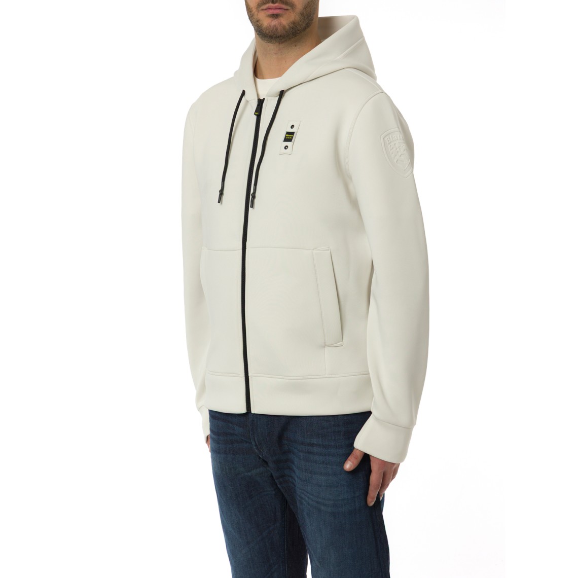 Felpa con zip e cappuccio Colby Blauer