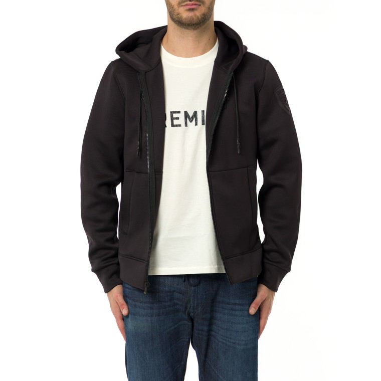 Felpa con zip e cappuccio Colby Blauer