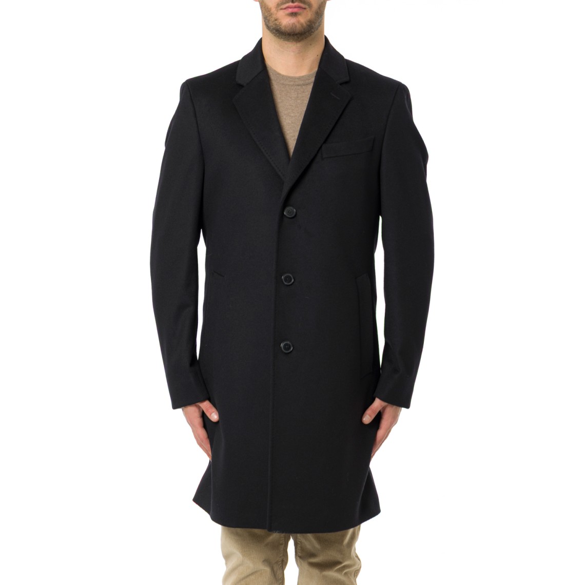 Cappotto slim fit Boss in lana cashmere