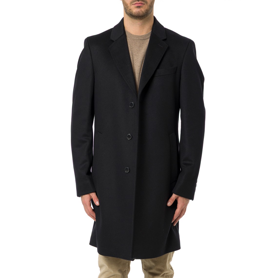 Cappotto slim fit Boss in lana cashmere