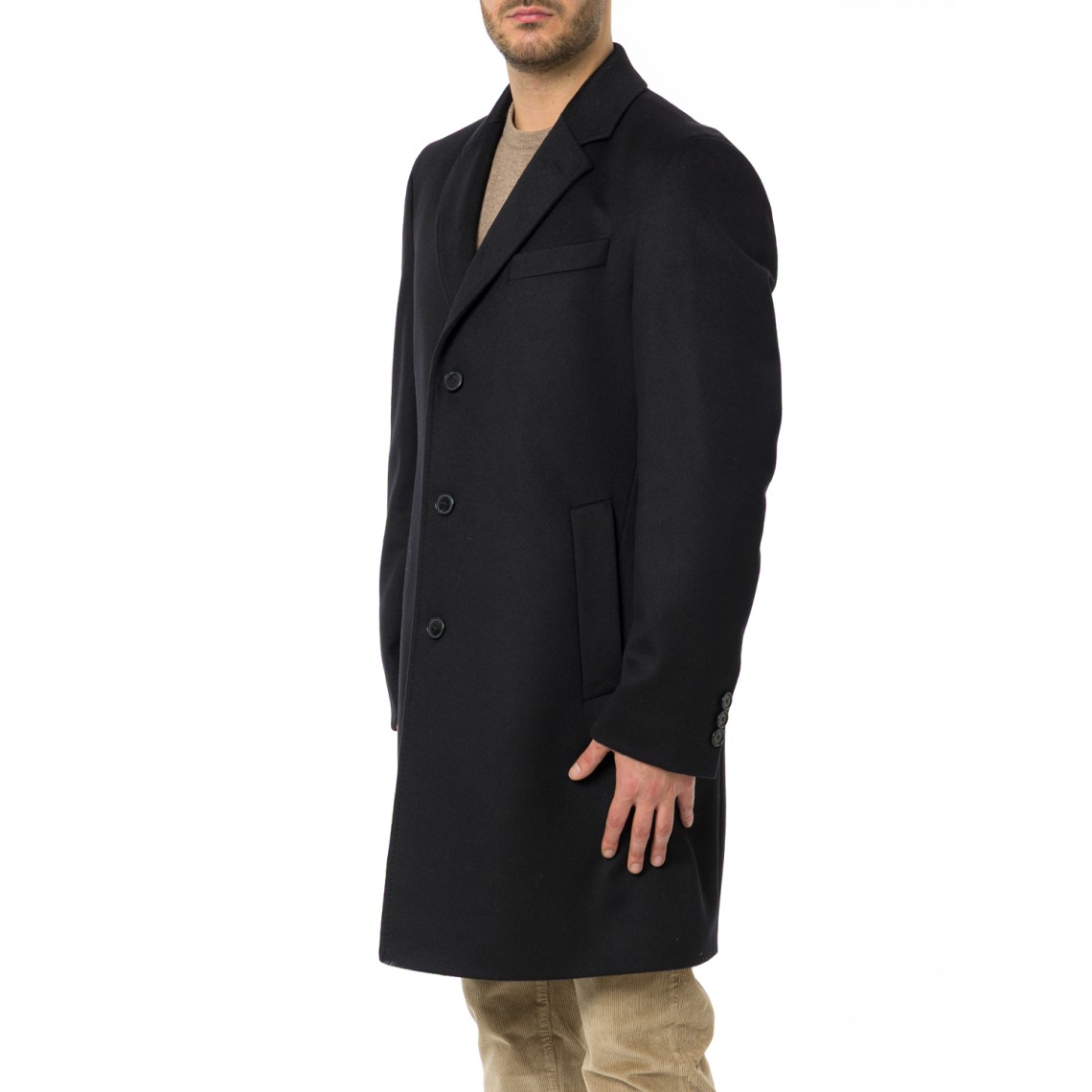 Cappotto slim fit Boss in lana cashmere