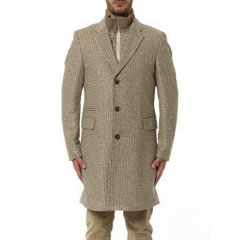 Cappotto slim fit Boss con interno rimovibile