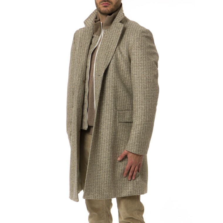 Cappotto slim fit Boss con interno rimovibile 