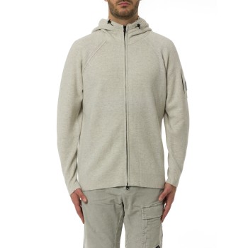 Cardigan con cappuccio C.P. Company