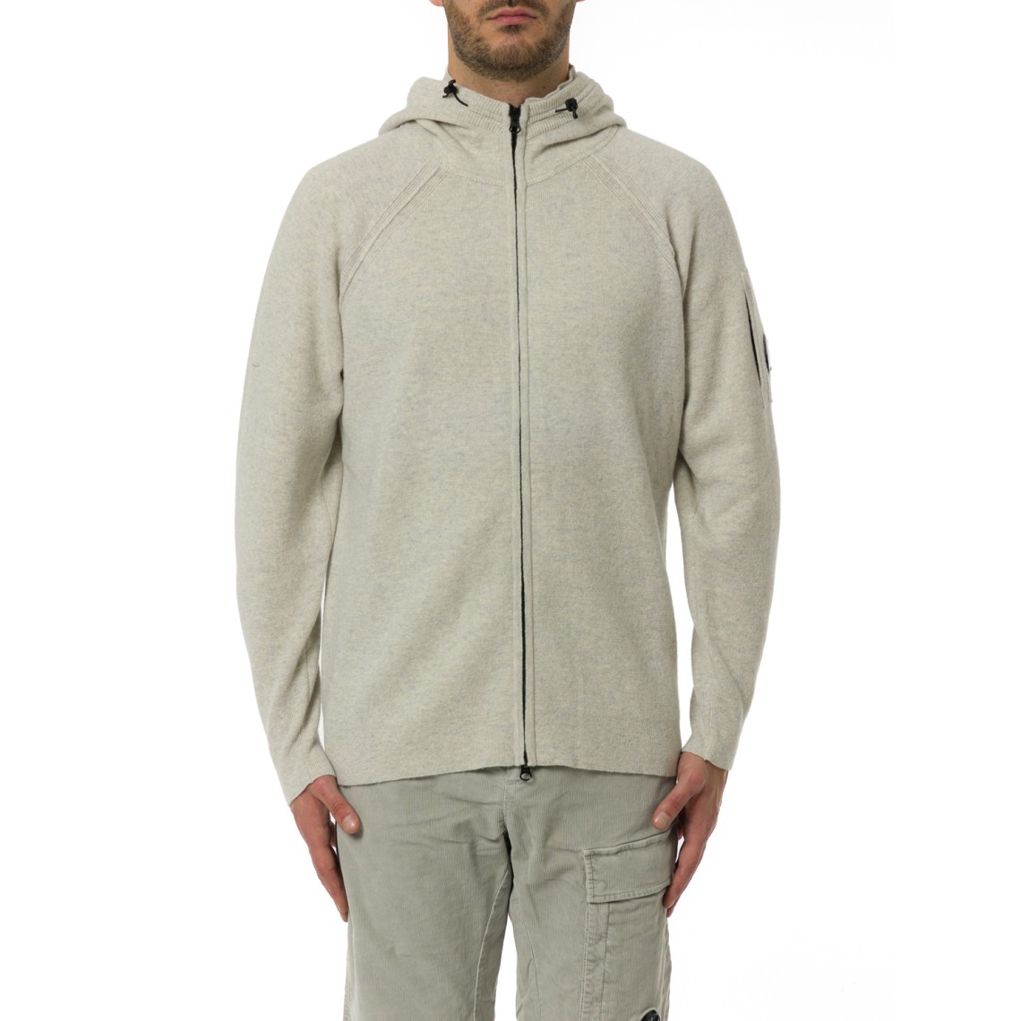 Cardigan con cappuccio C.P. Company