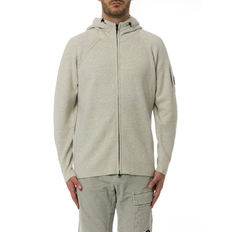 Cardigan con cappuccio C.P. Company