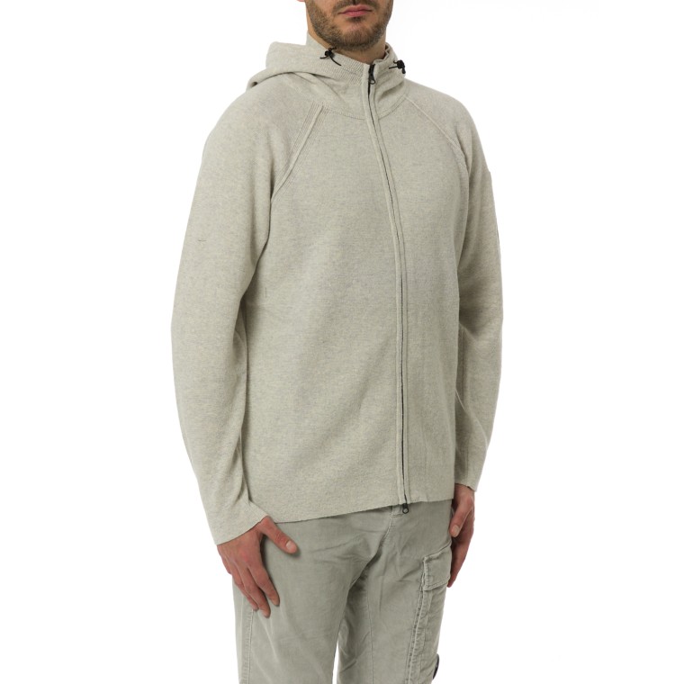 Cardigan con cappuccio C.P. Company