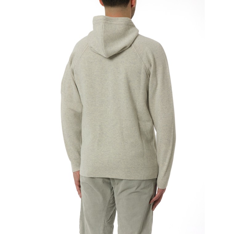 Cardigan con cappuccio C.P. Company