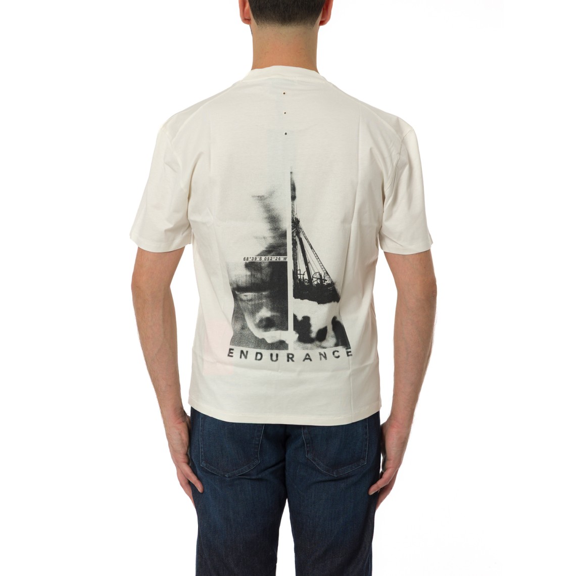 T-shirt in cotone con logo Premiata