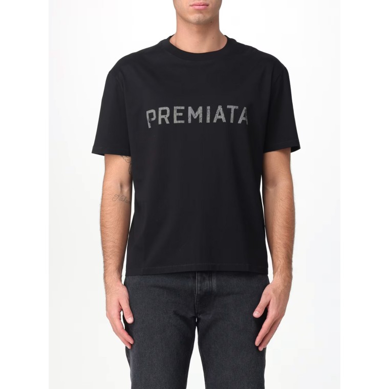 T-shirt in cotone con logo Premiata