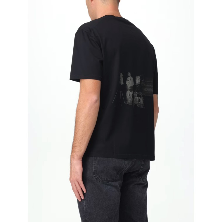 T-shirt in cotone con logo Premiata