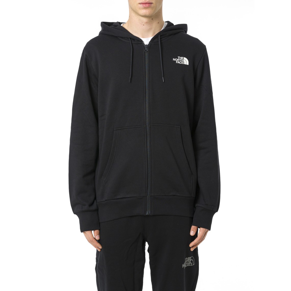 Felpa con cappuccio e cerniera integrale Simple Dome The North Face