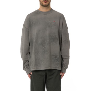 Felpa girocollo con micro logo s-baxt-t1 Diesel