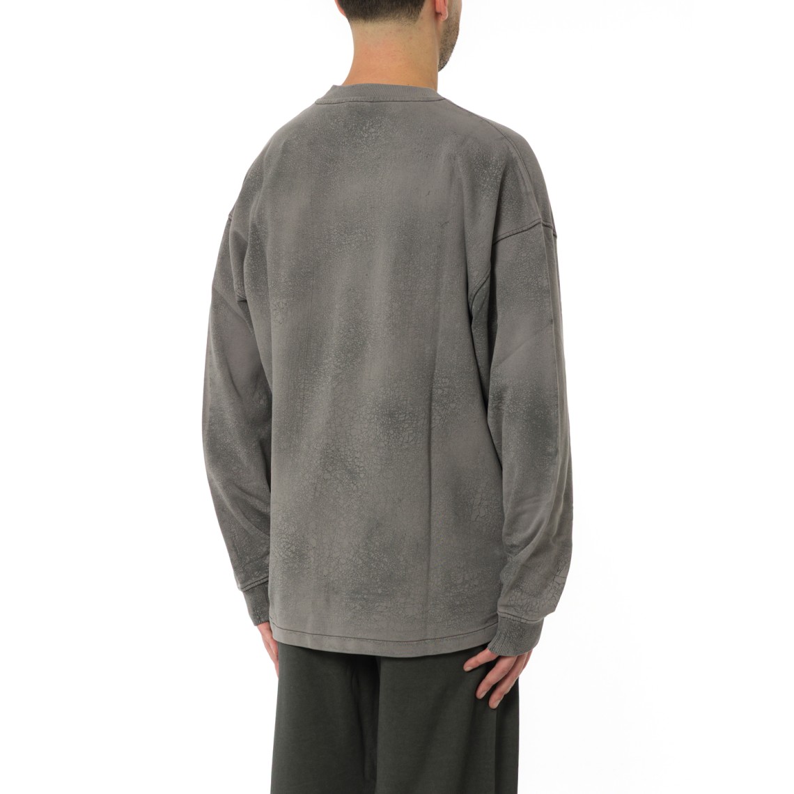 Felpa girocollo con micro logo s-baxt-t1 Diesel
