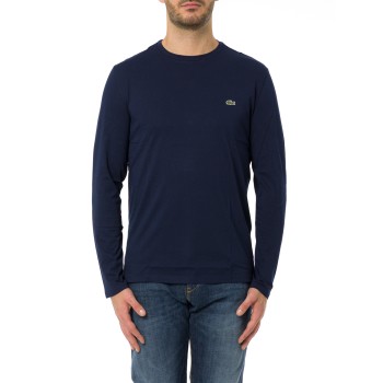 T-shirt in cotone Pima a maniche lunghe Lacoste