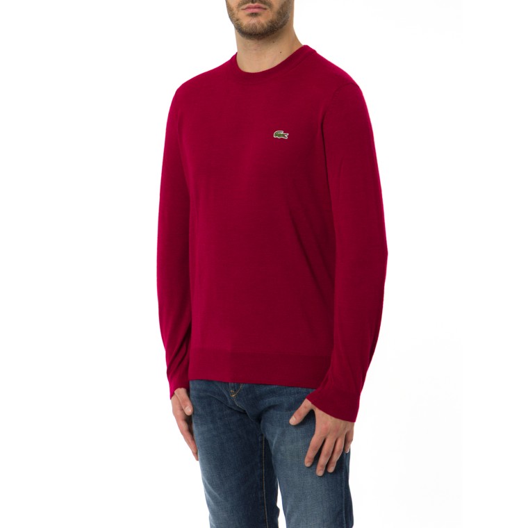 Maglia girocollo con logo basic Lacoste