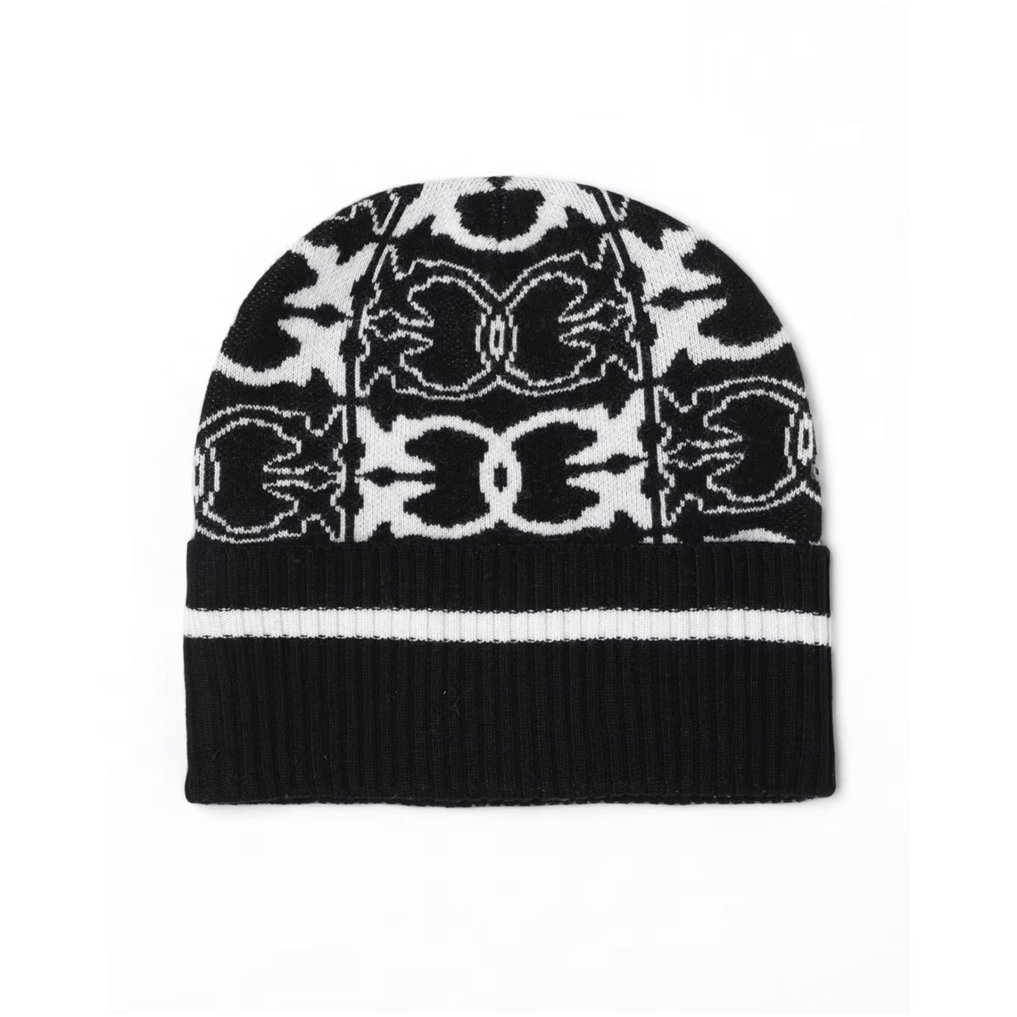 Berretto con logo jacquard Pinko