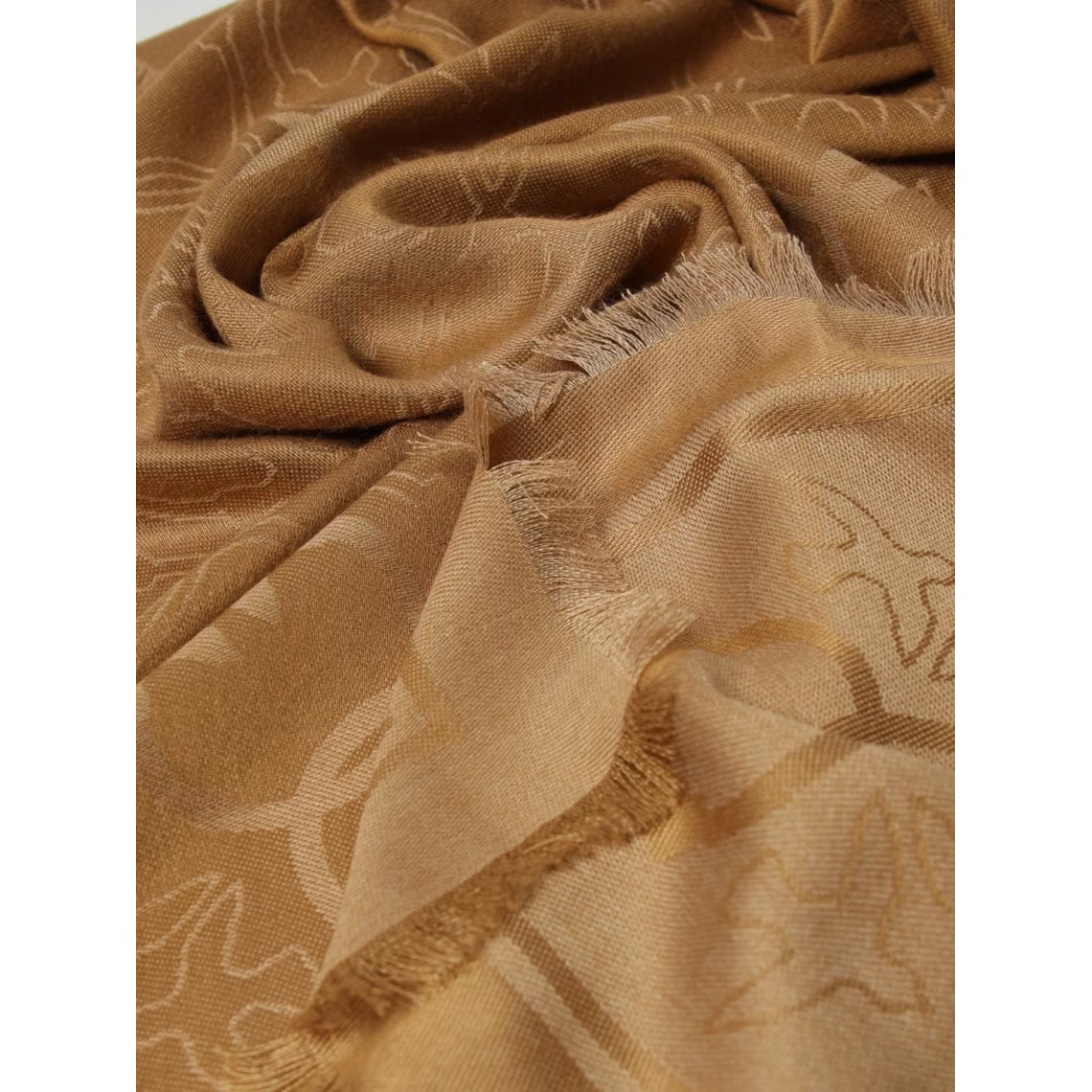 Sciarpa Polonia in viscosa con monogram jacquard Pinko