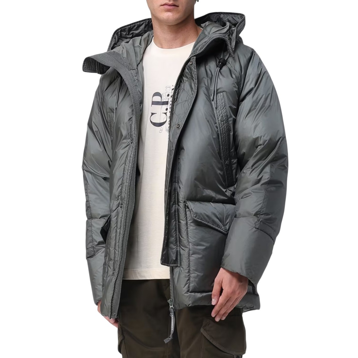 Giubbotto lungo Goggle C.P. Company