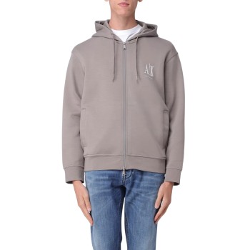 Felpa con zip e cappuccio Armani Exchange