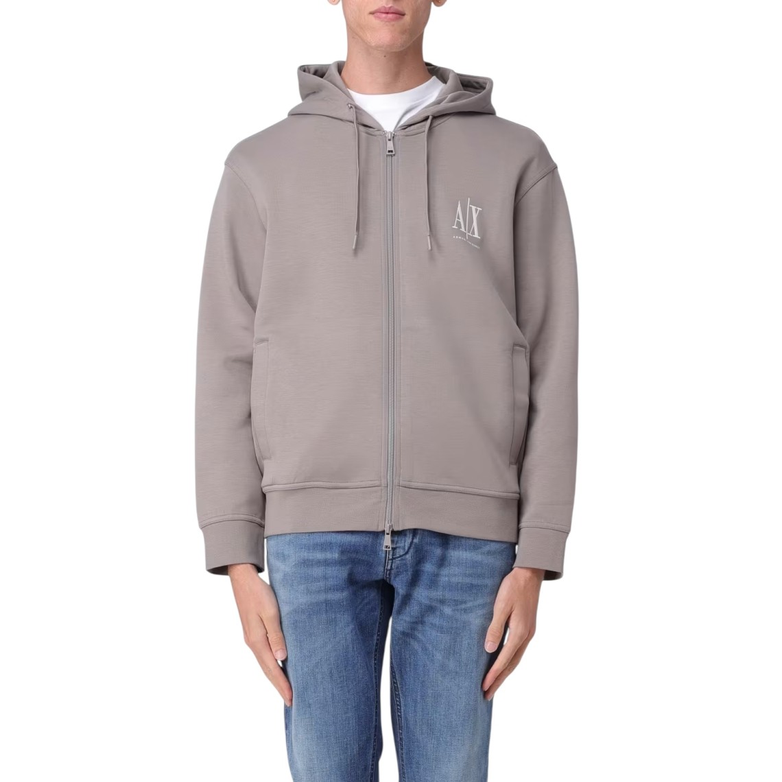 Felpa con zip e cappuccio Armani Exchange