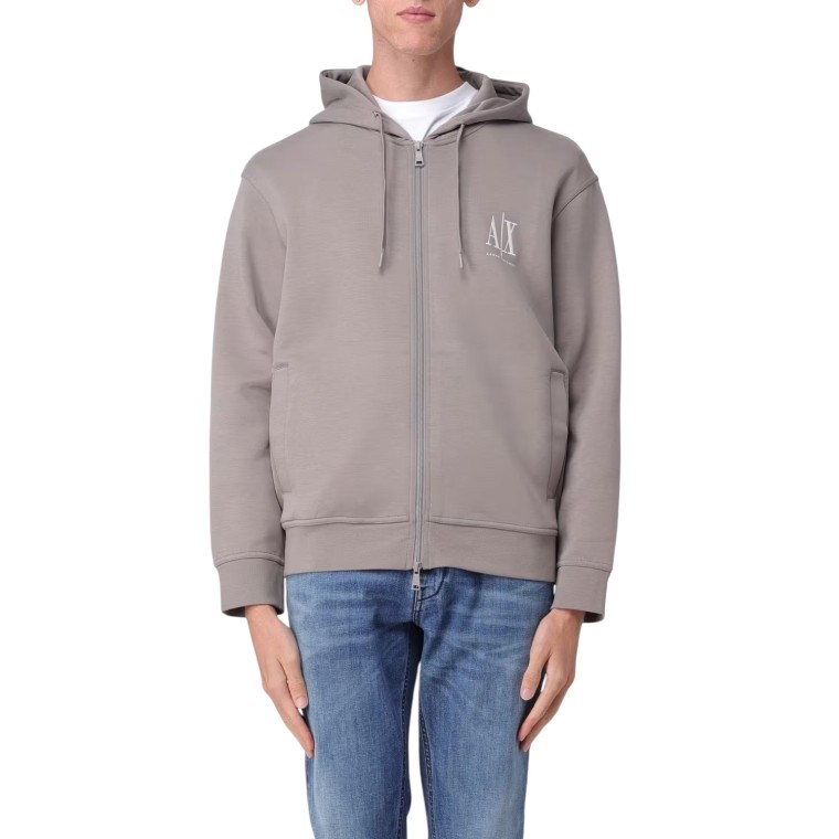 Felpa con zip e cappuccio Armani Exchange