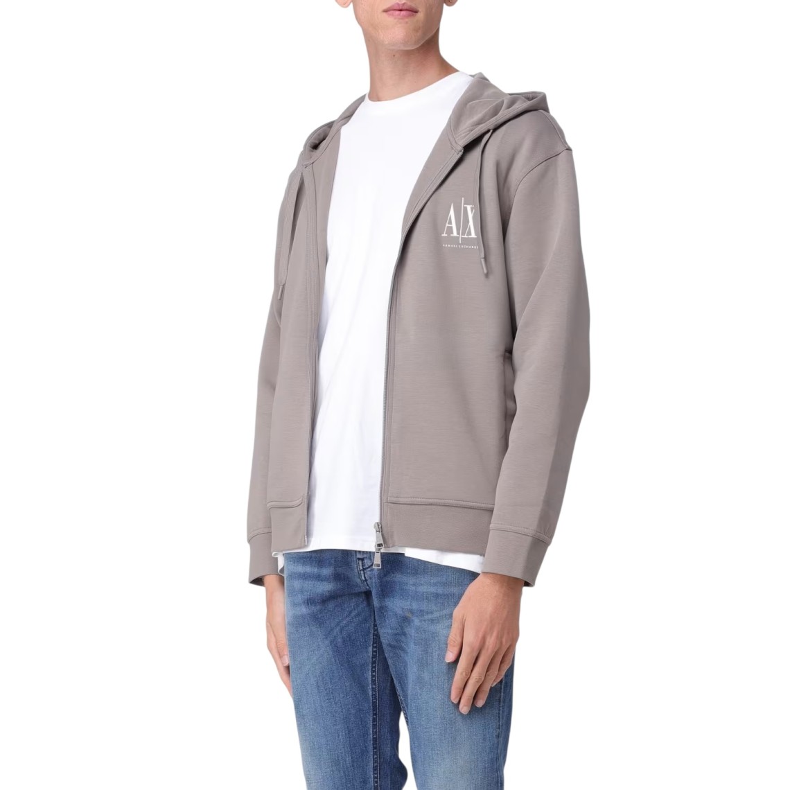 Felpa con zip e cappuccio Armani Exchange