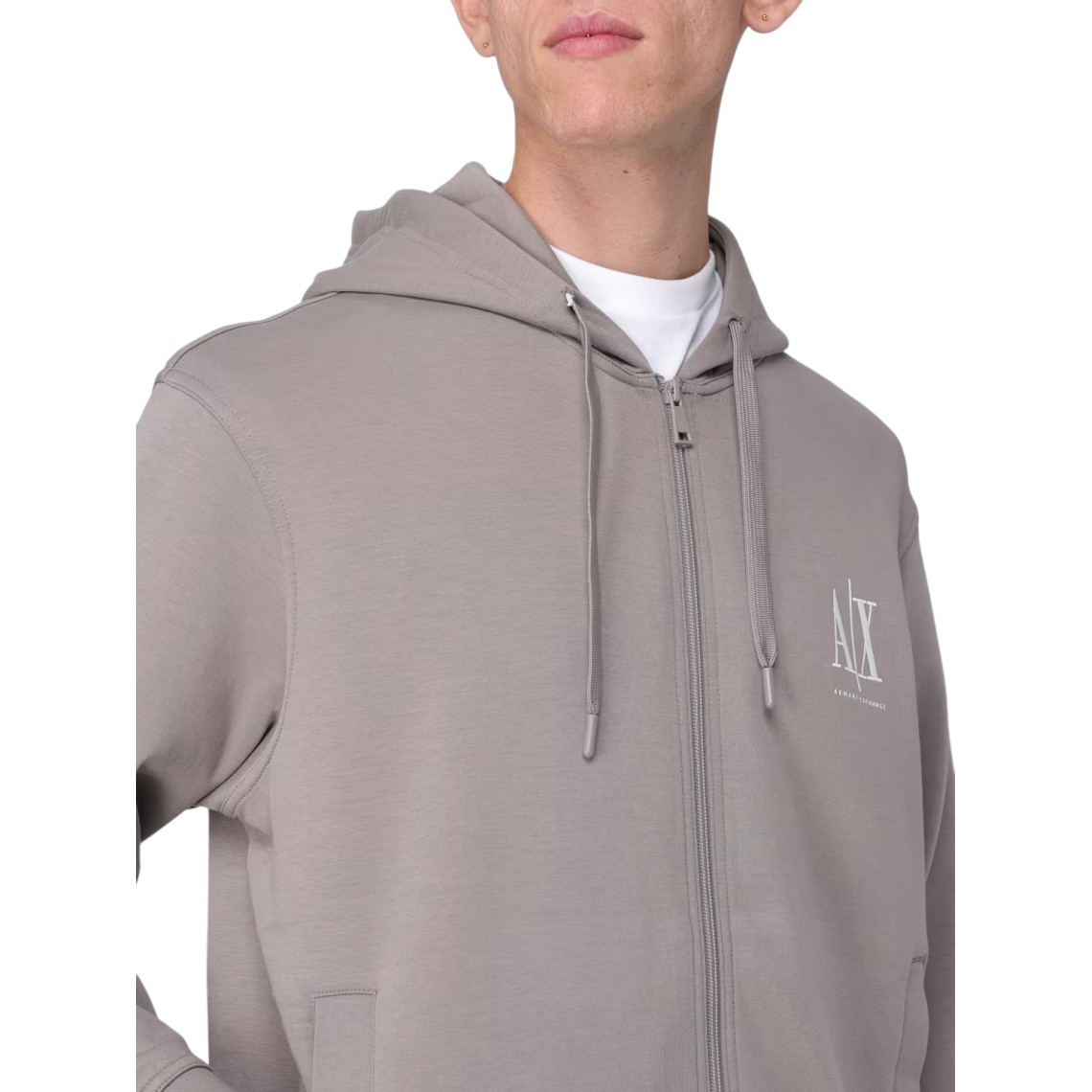 Felpa con zip e cappuccio Armani Exchange