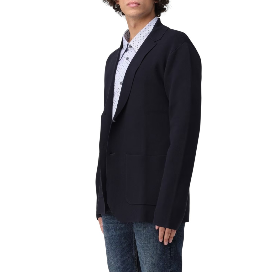 Blazer destrutturato Armani Exchange in jersey