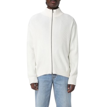 Cardigan con zip Armani Exchange in misto lana