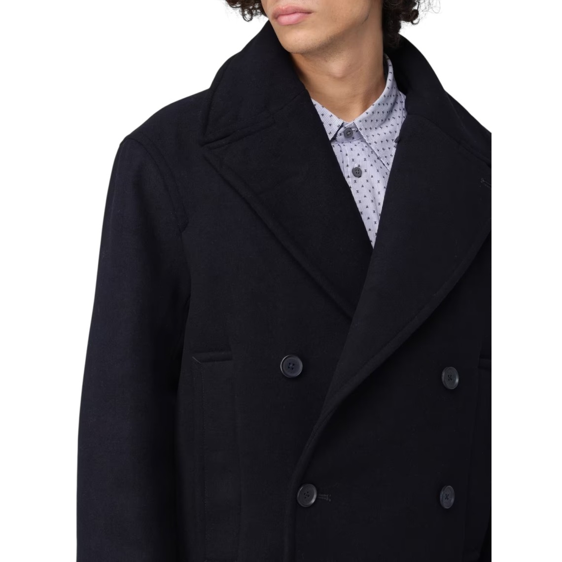 Peacot con cappuccio in nylon Armani Exchange