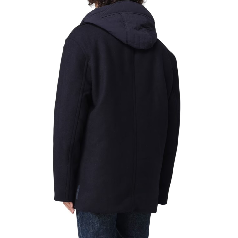 Peacot con cappuccio in nylon Armani Exchange