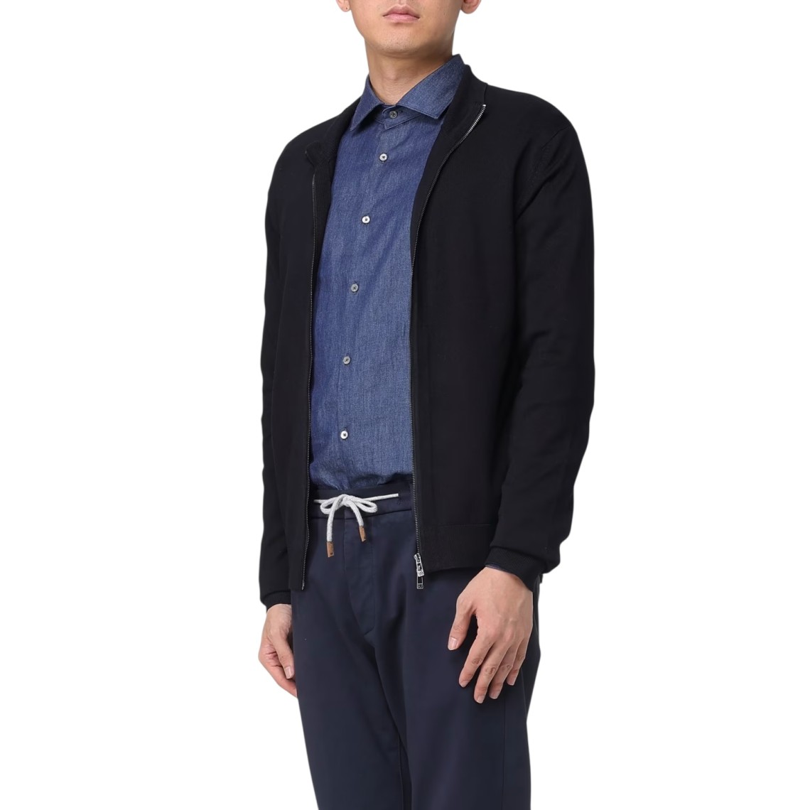 Cardigan con zip basic Armani Exchange