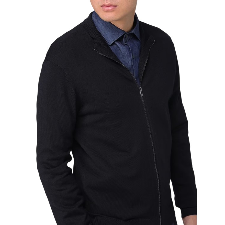 Cardigan con zip basic Armani Exchange