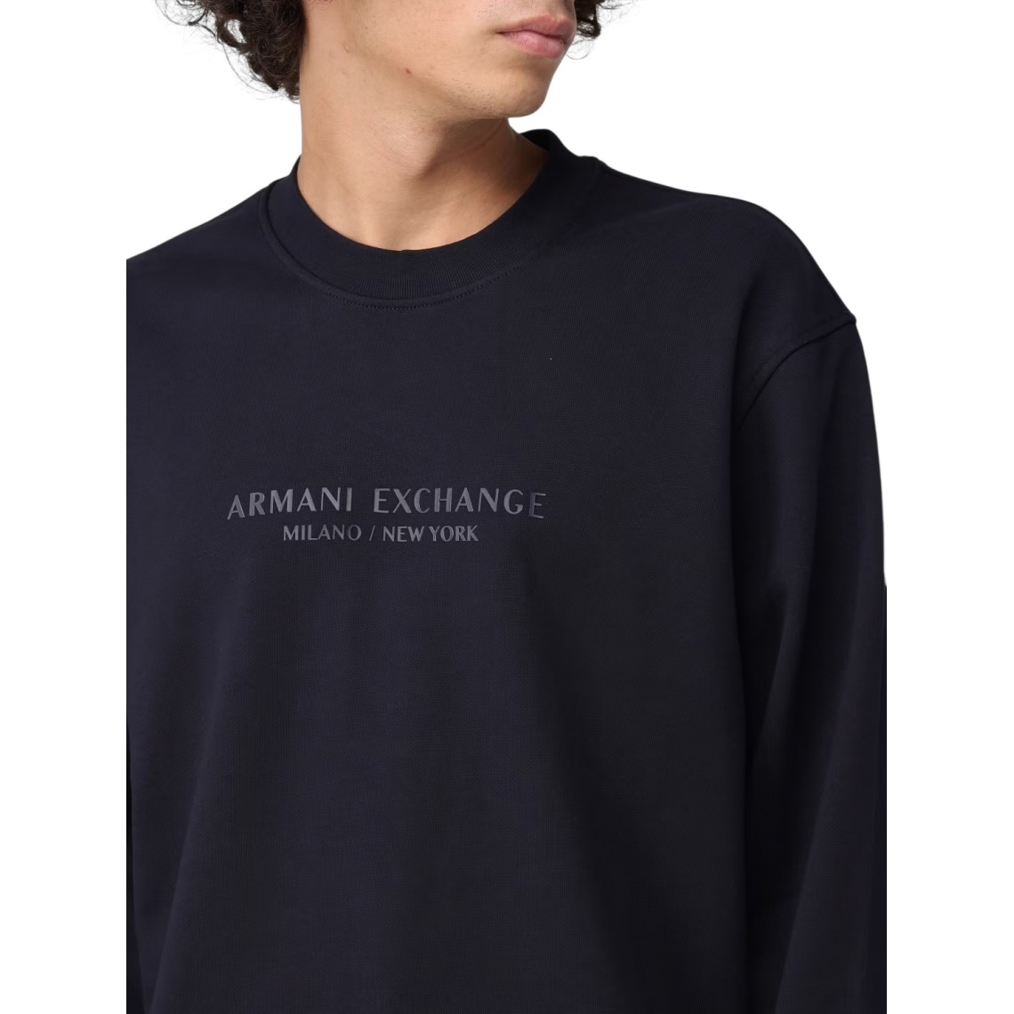 Felpa Armani Exchange in cotone con logo