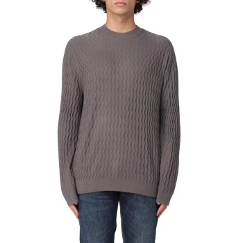 Pullover basic Armani Exchange in misto lana