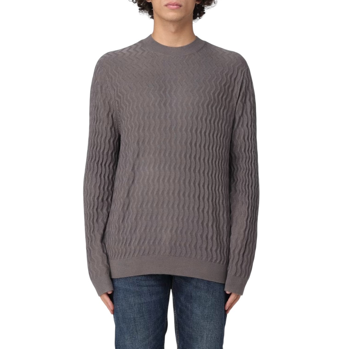 Pullover basic Armani Exchange in misto lana