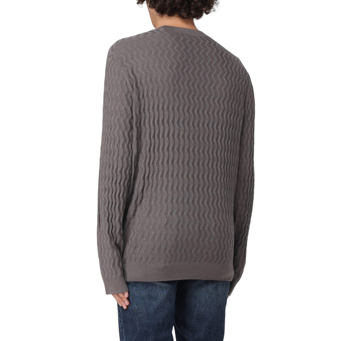 Pullover basic Armani Exchange in misto lana