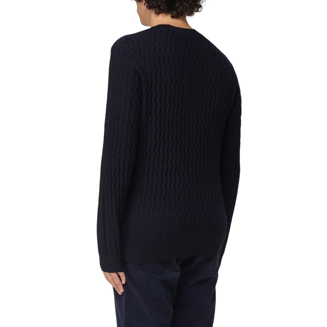 Pullover basic Armani Exchange in misto lana