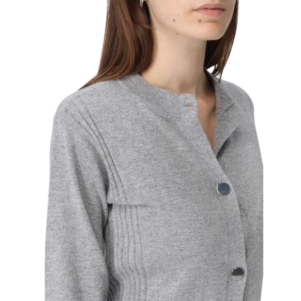 Cardigan in misto lana vergine lurex Armani Exchange