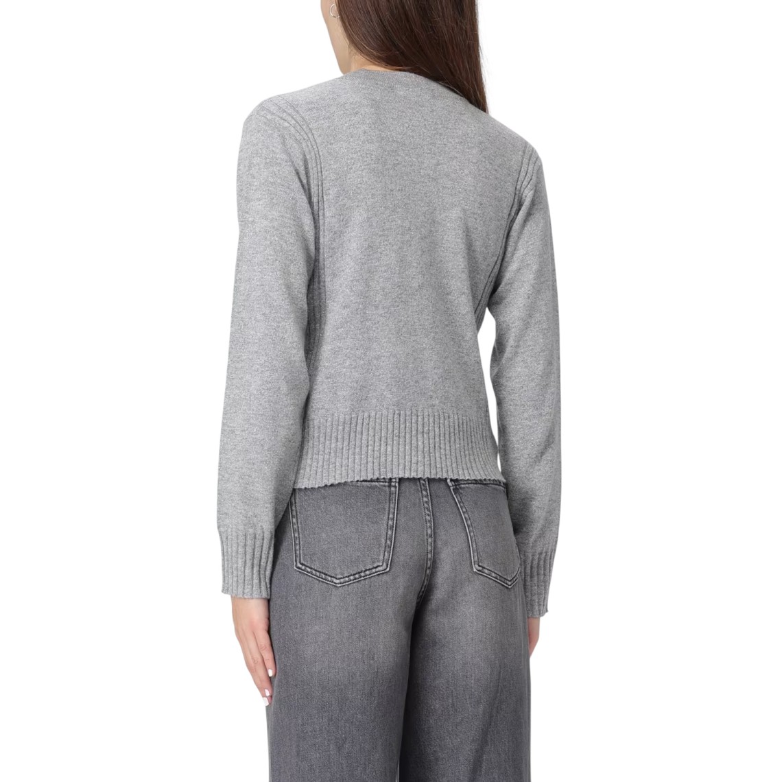Cardigan in misto lana vergine lurex Armani Exchange