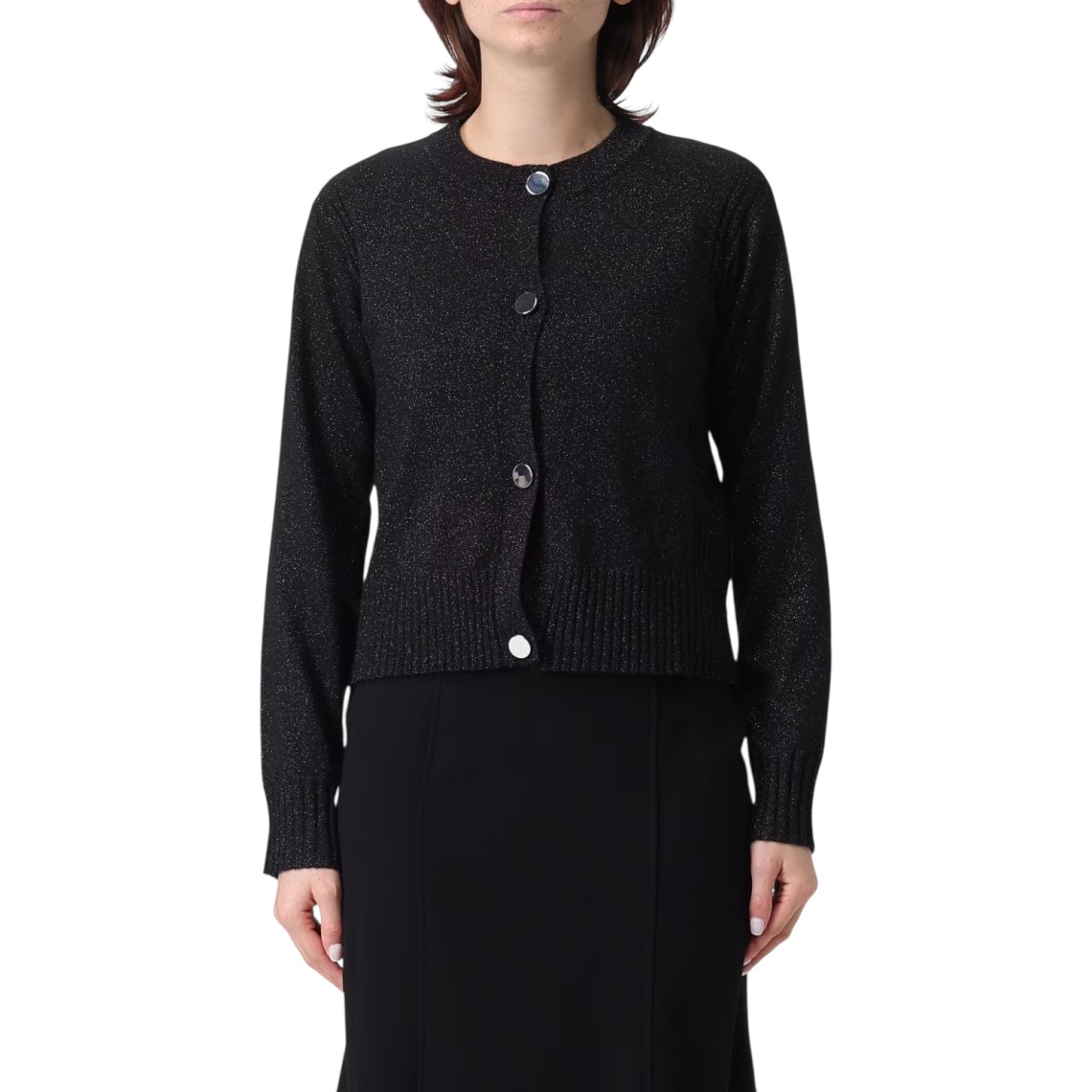 Cardigan in misto lana vergine lurex Armani Exchange