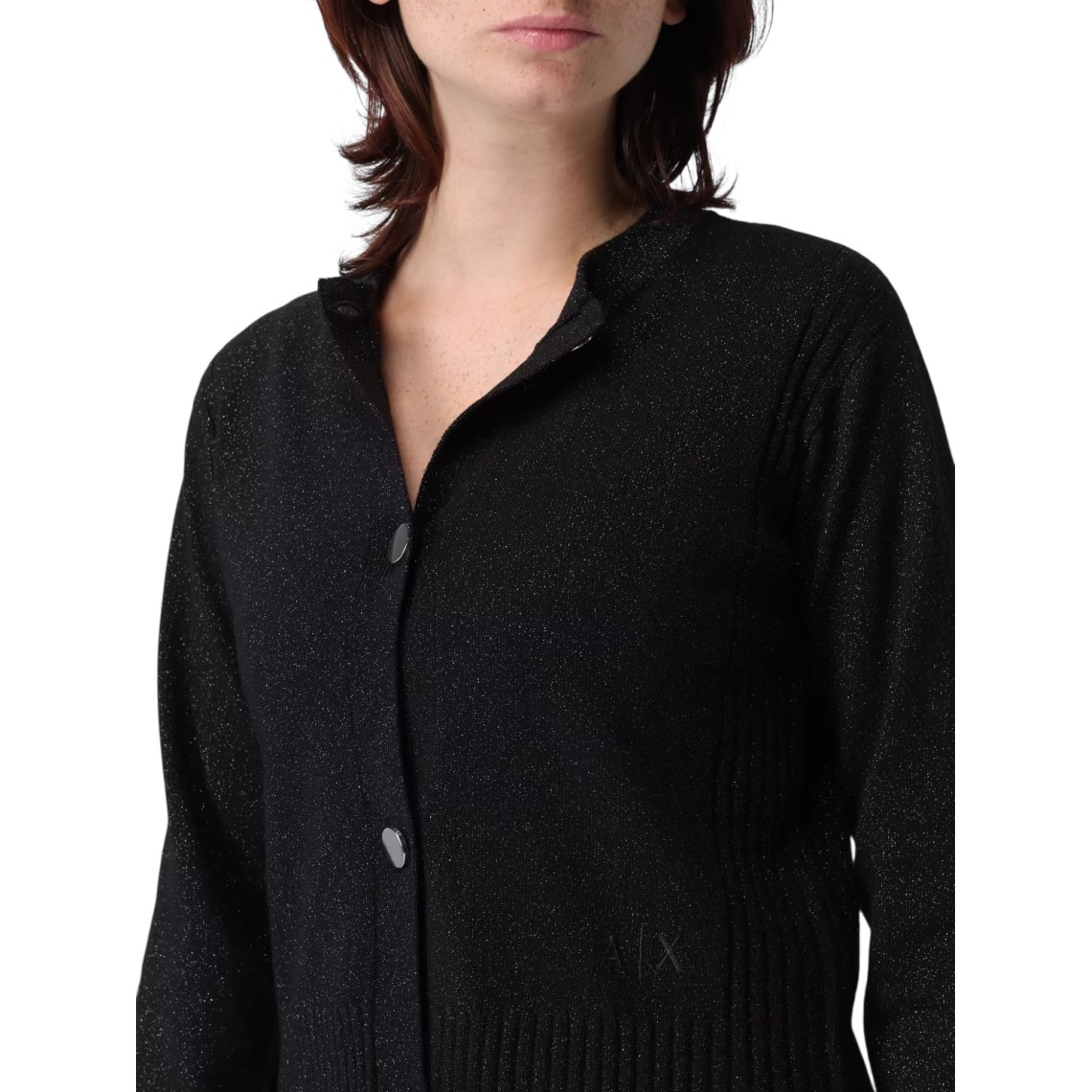 Cardigan in misto lana vergine lurex Armani Exchange