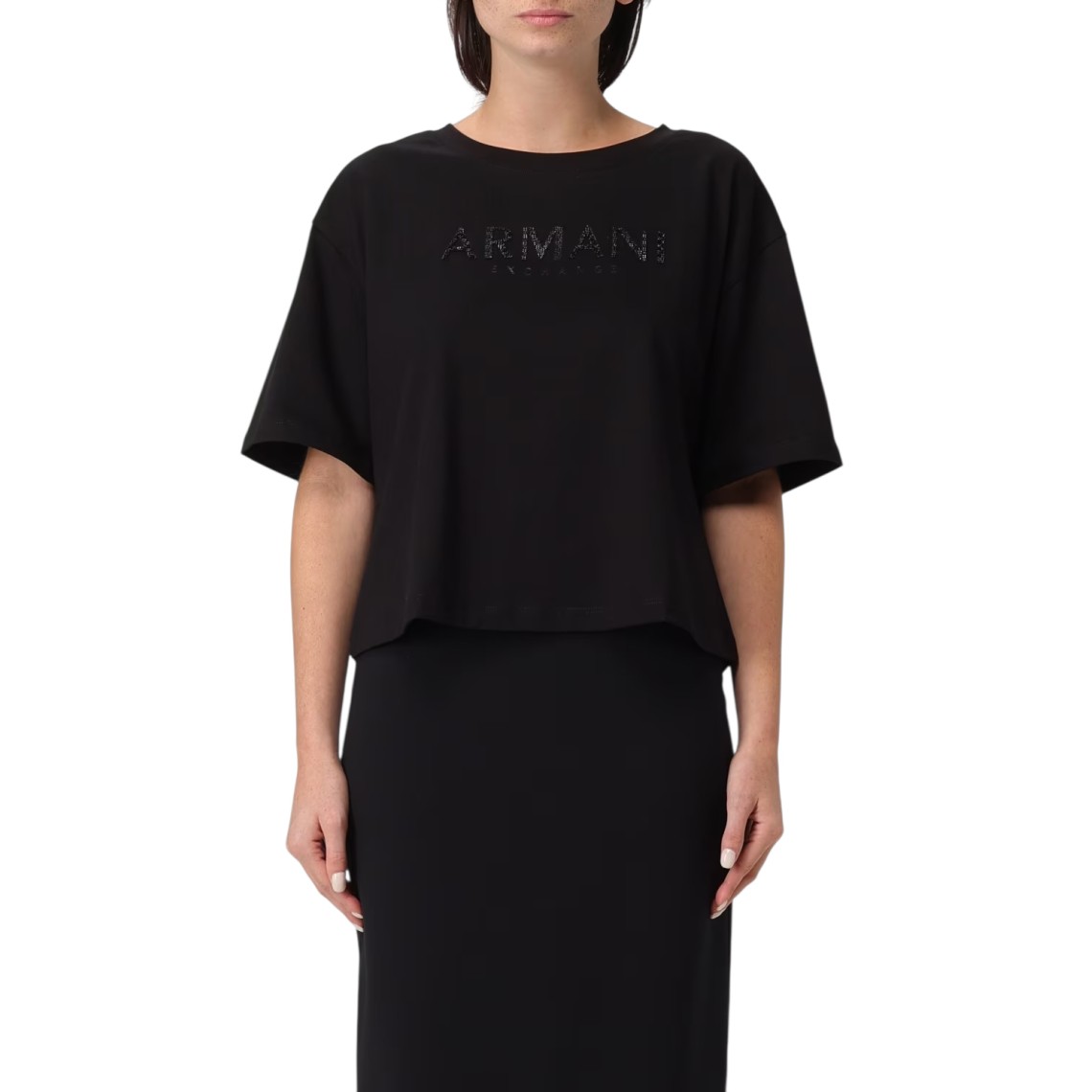 T-shirt Armani Exchange in cotone con logo