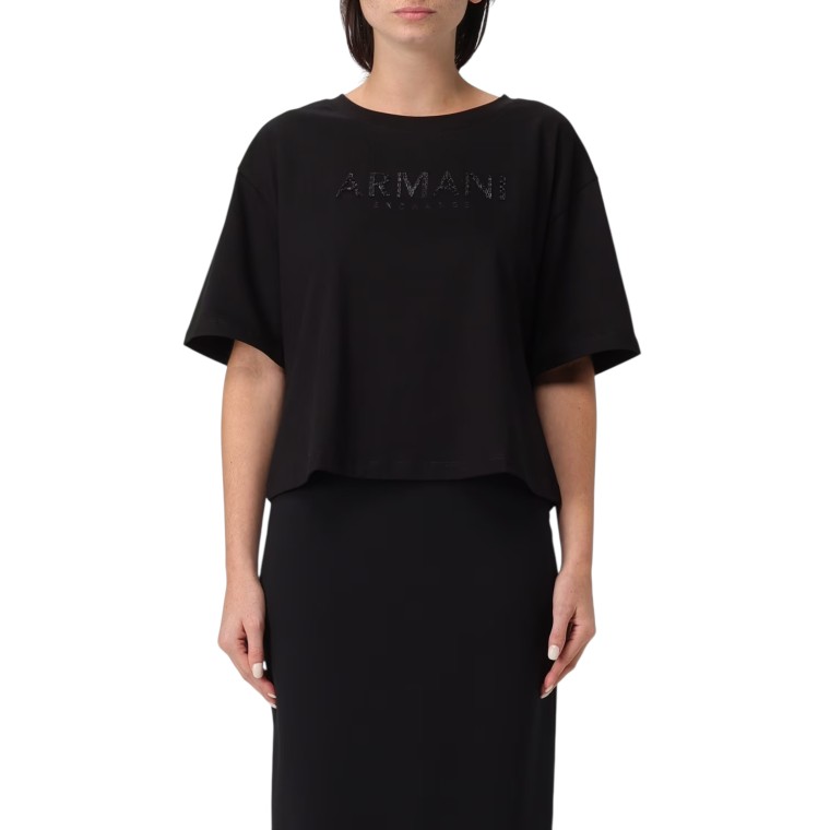 T-shirt Armani Exchange in cotone con logo