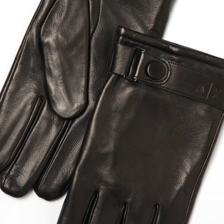 Guanti Armani Exchange in pelle