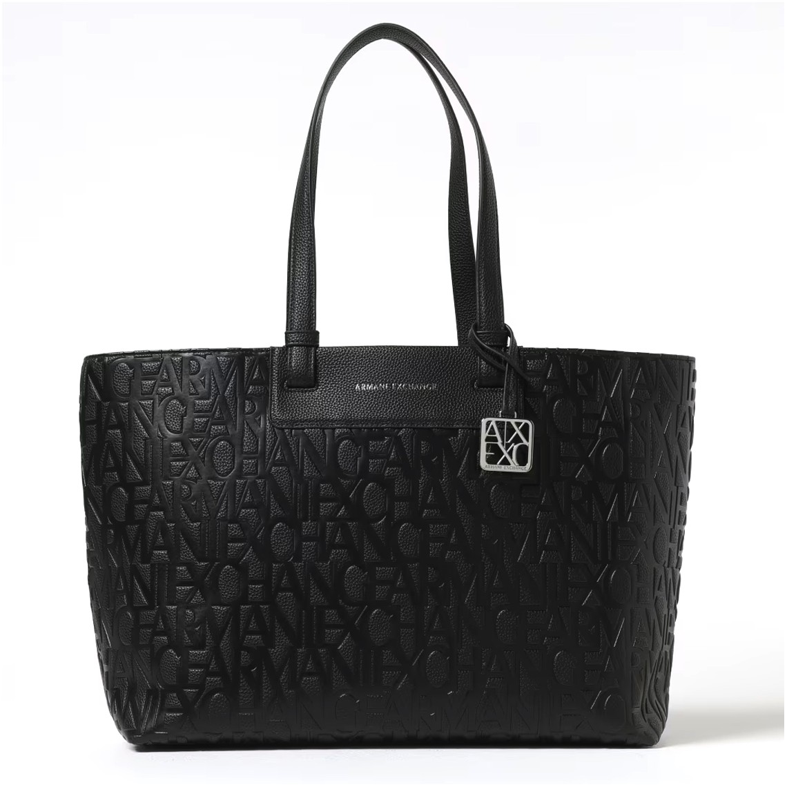 Borsa a spalla shopping logata Armani Exchange