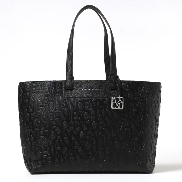 Borsa a spalla shopping logata Armani Exchange