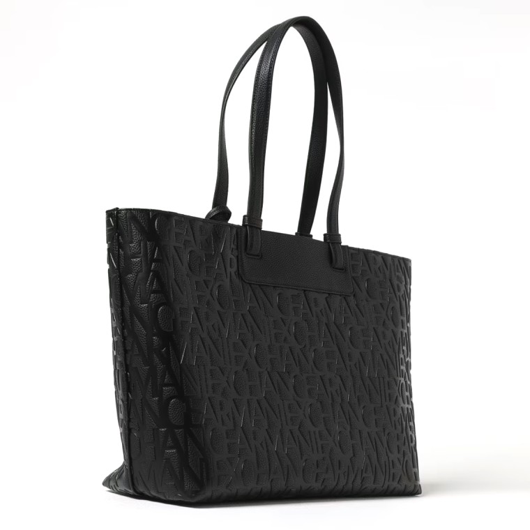 Borsa a spalla shopping logata Armani Exchange